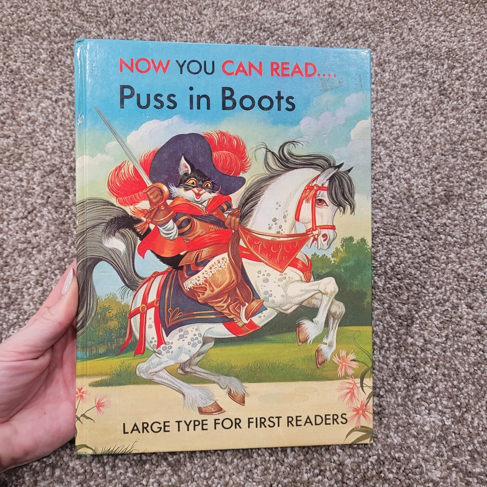 Puss in Boots Large Type Book